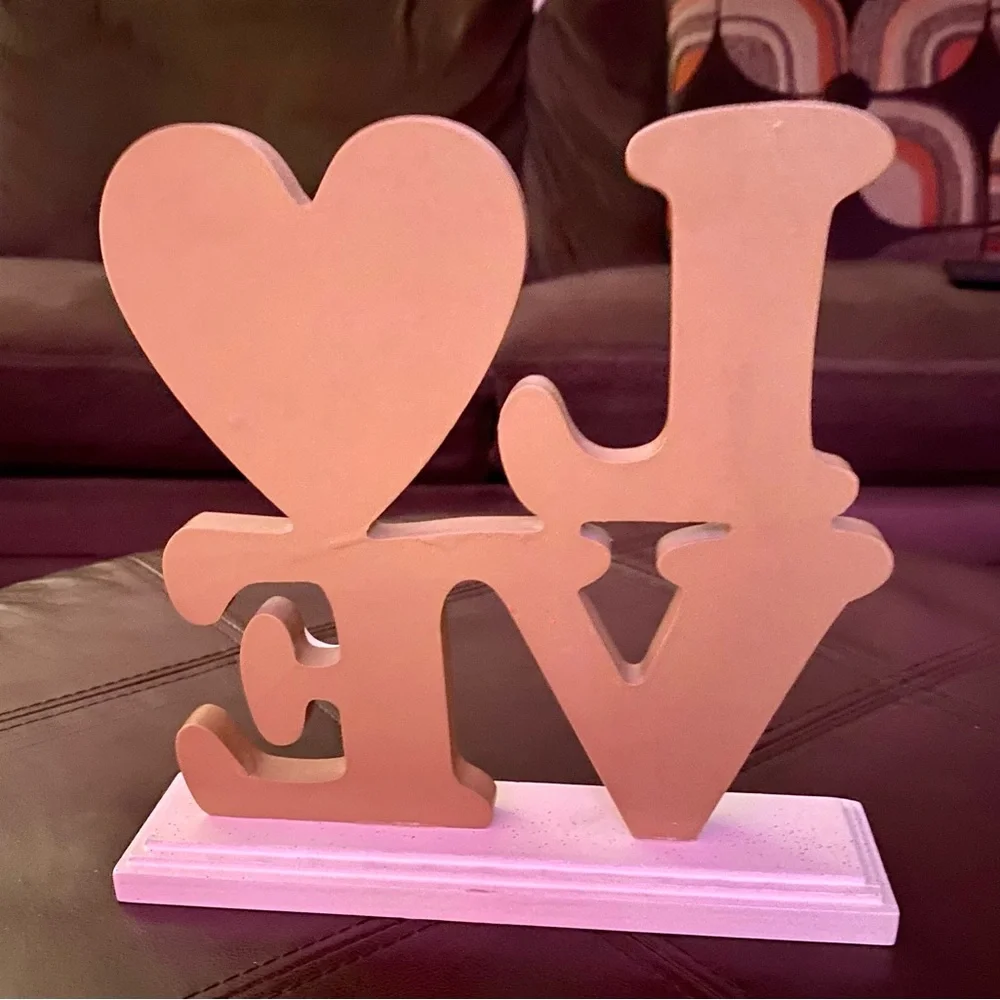 Valentine’s Target LOVE Tabletop Decoration